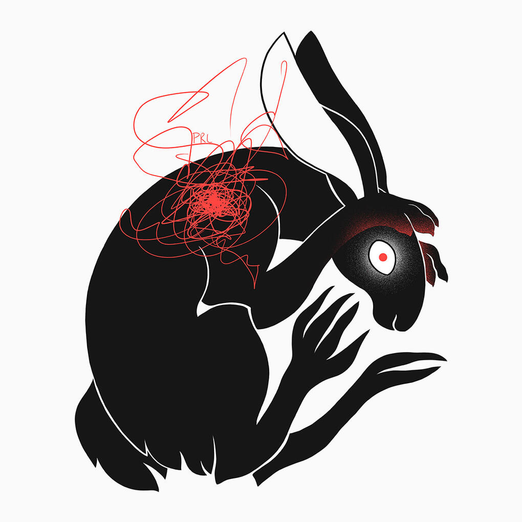 knot (2022) Digital drawing made in Photoshop CS6.